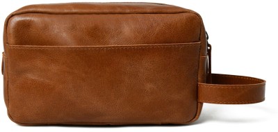 DANYELL DAVIS DDLPBR05 Travel Shaving Bag(Brown, Black)