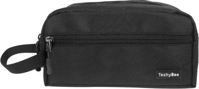 TechyBee travel shaving kit bags and makeup kit bag for man and woman Travel Toiletry Kit(Black)