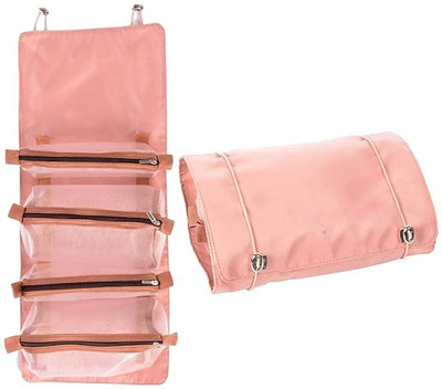 ENNCOZY Hanging Foldable Cosmetic Makeup Pouch Travel Toiletry Bag Travel Toiletry Kit Travel Toiletry Kit(Multicolor)