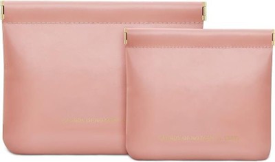 Eopzo Travel Makeup Pouch Cosmetic Organizer Bag Travel Toiletry Kit(Pink)