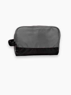 KEISTER Toiletry bag |Shaving/Makeup/Medical kit |Pouch for men & Women |With handle Travel Toiletry Kit(Grey)