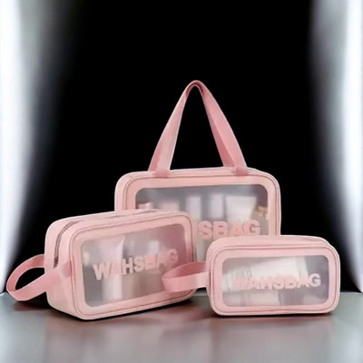 Parisal Stylish & Functional Cosmetic Bags - Perfect Travel Set Pouch(Pack of 3)