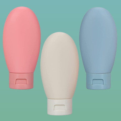 juggaris Three Units Flexible Portable Flasks for Hair Cleanser and Cream mini Travel Toiletry Kit(Multicolor)