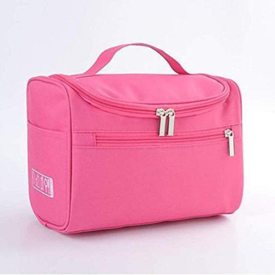 Eopzo Portable Hanging Toiletry Bag For Women & Men Kit with Hanging Hook Travel Toiletry Kit Travel Toiletry Kit(Pink)