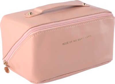 KUBER INDUSTRIES Multipurpose Toiletry Pouch for Women | YJ-21-PNK | Pink Travel Toiletry Kit(Pink)