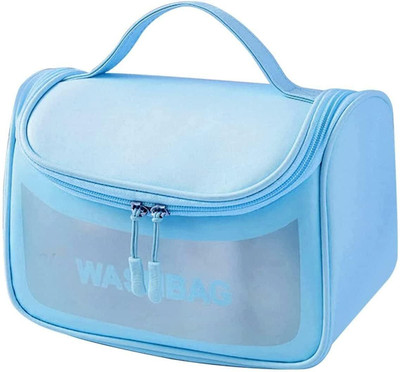 BST Cosmetic Organizer Bag Washbag Pouch Travel Makeup Bag Makeup Pouch for Women Travel Toiletry Kit(Blue)