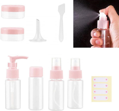 NIRMATSARAY 7pcs Cosmetics Travel Bottles Toiletry Containers Set Shampoo bottle Travel Toiletry Kit(Multicolor)