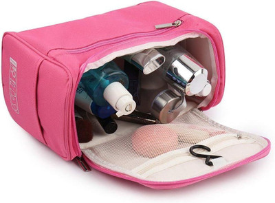 BoldFire Cosmetic Organizer Makeup Pouch Toiletry Kit Bag for Women and Girls Travel Toiletry Kit(Multicolor)