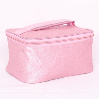 N A PURSE Women Cosmetic case for girls Ladies Makeup Storage box Travel Toiletry Kit(Pink)