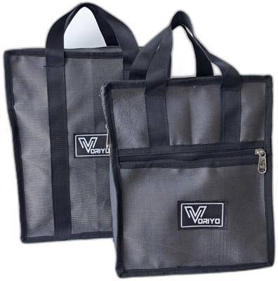 Voriyo Travel Shopping Bag Grocery Foldable Organizer Daily Use 12inches (Pack Of 2) Travel Toiletry Kit(Grey)