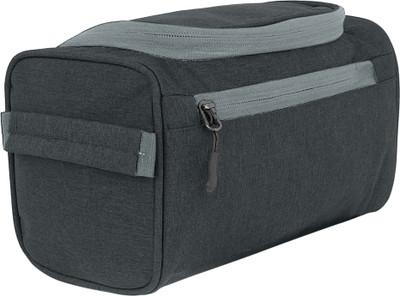 TechyBee Multi Purpose Toiletry Bag Makeup Pouch Travel Shaving Kit Cosmetic Organizer Travel Toiletry Kit(Black)