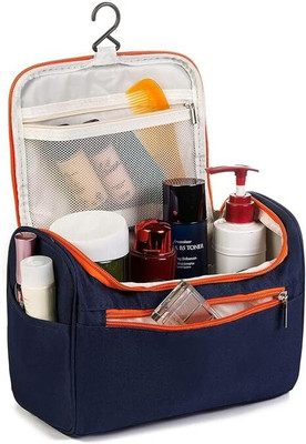 BJIK Cosmetic Organizer Toiletry Bag with Hook,Travel Kit Makeup Organizer Pouch Cosmetic Bag