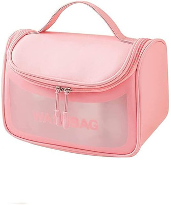 LOVHIDE Blush Travel Companion Soft Waterproof Makeup & Toiletry Organizer Travel Toiletry Kit(Pink)