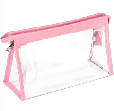 SR Collection ClearHand_Pouch_Pink Travel Toiletry Kit(Pink)