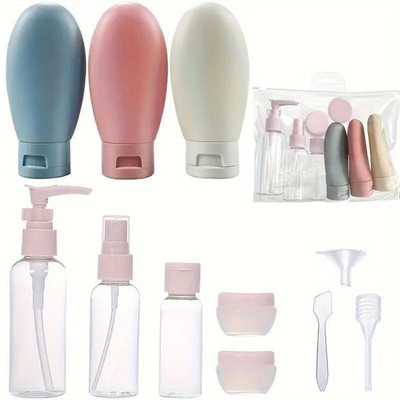 Godsa Mart Travel Toiletry Bottles Travel Containers for Toiletries, Leak Proof Portable Travel Toiletry Kit(Multicolor)