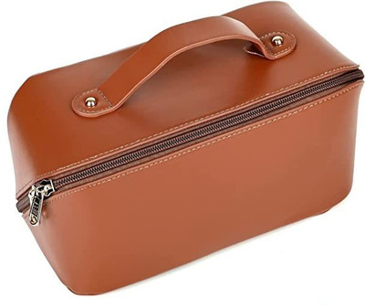 VADWALA CREATION Leather black cosmetic bag Cosmetic Bag