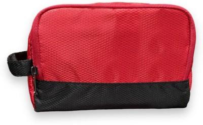 KEISTER Toiletry bag |Shaving/Makeup/Medical kit |Pouch for men & Women |with handle Travel Toiletry Kit(Red)
