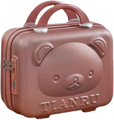 DREWIT ENTERPRISE Portable Makeup Travel Case Hand Luggage,Makeup Case Elastic Band Toiletry Kit Travel Toiletry Kit(Purple)