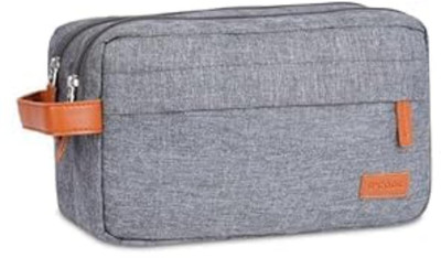 Bcode Travel Toiletry Kits Essentials Waterproof Organiser Storage Bag for Men & Women Travel Toiletry Kit(Grey)