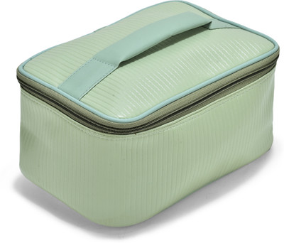 Astute Cottrage brush holder makeup Bag - Green Travel Toiletry Kit(Green)