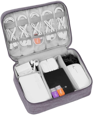 NIRVA Portable Travel Toiletry Bag Multi-purpose Makeup Organizer Travel Toiletry Kit(Grey)