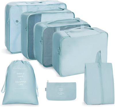 FUBIX 7 PSC TRAVEL ORGANIZER Travel Toiletry Kit(Blue)