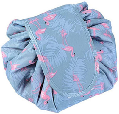 Leplion Lazy Bag Convenient & Waterproof Makeup Pouch for Girls Travel Toiletry Kit(Multicolor)