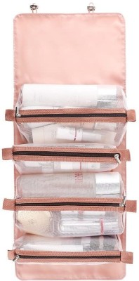 Cloudmall 4in1 Foldable Toiletry Bag for Travel, Makeup Pouch Travel Toiletry Kit Travel Toiletry Kit(Multicolor)