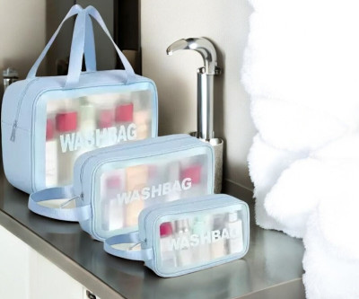 Parisal Stylish & Functional Cosmetic Bags - Perfect Travel Set Small Travel Bag(Black)