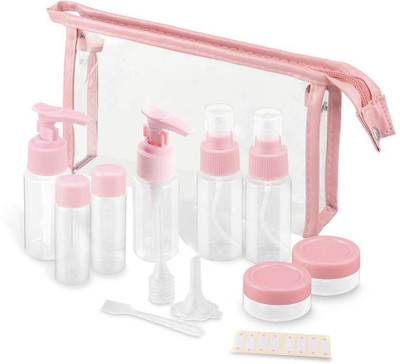 JB EXPORT Portable Travel Cosmetics Bottles Plastic Travel Toiletry Kit(Multicolor)