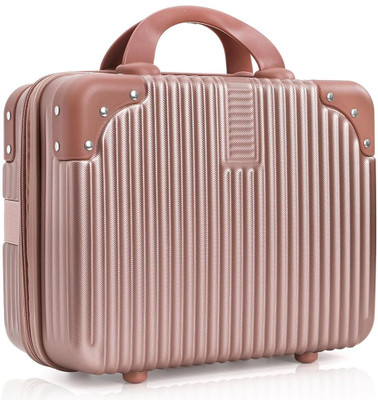 FALMAGU Portable Makeup Travel Case Hand Luggage, Suitcase Elastic Travel Travel Toiletry Kit(Pink)