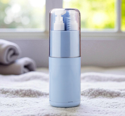 DNkitch 6 in 1 Travel Kit Portable Travel Set with Toothbrush,Holder,Comb,Mirror,Cup Travel Toiletry Kit(Blue)