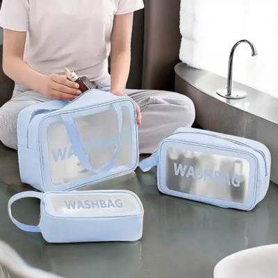 Alasca C0 - Skyblue - Travel - Organizer Travel Toiletry Kit(Pink)