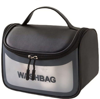 INFINITE HOME Waterproof PVC Multipurpose Wash Bag Toiletry Cosmetic Organizer Bag Travel Toiletry Kit(Multicolor)