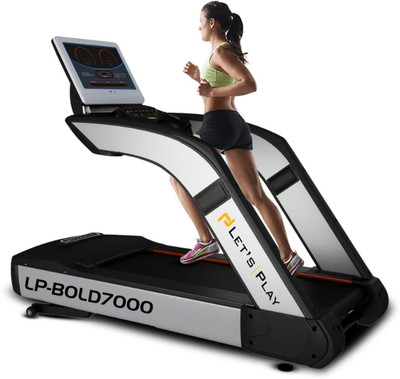 Let's Play LP Bold 7000 Treadmill 8HP AC Motor, 20-Level Incline, 200kg Capacity Treadmill (Max Weight:200 kg)