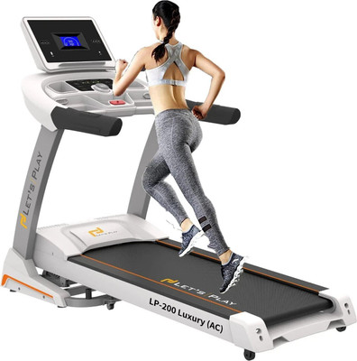 lets play LP-200AC Automatic Incline, 6HP AC Motor, Semi Commercial, Home Use Treadmill (Max Weight:160 kg)