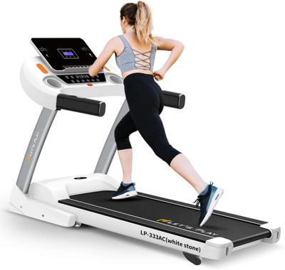 lets play LP-333 Automatic Incline, 6HP AC Motor, Semi Commercial, Home Use Treadmill (Max Weight:120 kg)
