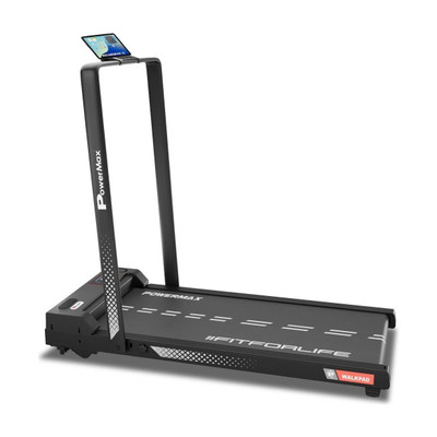 Powermax Fitness 3HP Walking Pad for Home 110kg Foldable Walkpad with Remote Treadmill (Max Weight:110 kg)
