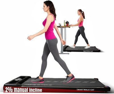 COCKATOO 6AF Slimmest Walking Pad For Home 3 HP Peak, 6km/hr, Max User Weight 100 Kg Treadmill (Max Weight:100 kg)
