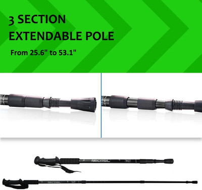 TOPHAVEN 3 Section Trekking Pole(Aluminium)