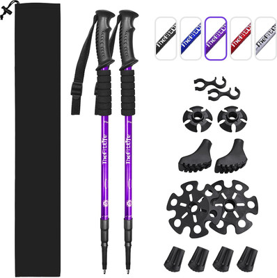 CLVMART 3 Section Trekking Pole(Aluminium)