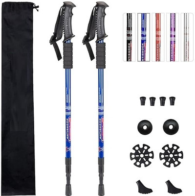 Holy Delight 3 Section Trekking Pole(Aluminium)