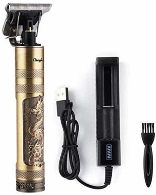 Baleds Professional MaxtopT99 Rechargeable Cordless Electric Blade Beard Trimmer KE13 Trimmer 60 min  Runtime 4 Length Settings(Gold)