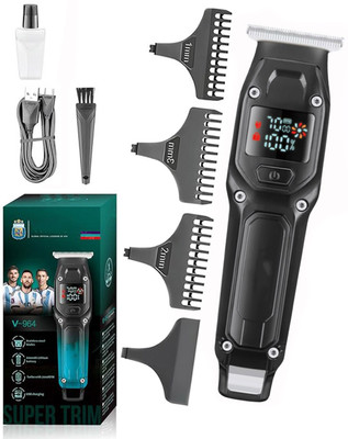 Frinzoo Ac type Motor Smooth Cutting Hair Cutting Machines For Men And Women Body Hair Fully Waterproof Trimmer 100 min  Runtime 1 Length Settings(Black)