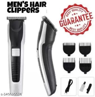 KEDARI AT 538 TRIMMER Rechargeable Professional Beard & Hair Trimmer L164 Trimmer 60 min  Runtime 4 Length Settings(Black)