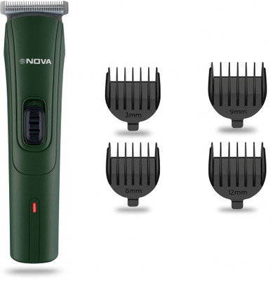 NOVA NHT 1039/03 USB Trimmer 45 min  Runtime 5 Length Settings(Green)