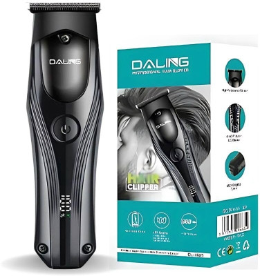 DALING DL-1683 Trimmer 100 min  Runtime 3 Length Settings(Black)