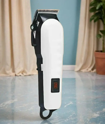 GADGETSGALAXY w1e88 Trimmer 120 min  Runtime 5 Length Settings(White)