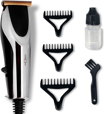 Pick Ur Needs High Quality Hair Clipper Advanced shaving System Trimmer 120 min  Runtime 3 Length Settings(Silver, Black)