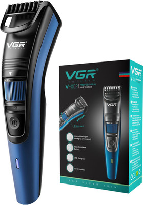 VGR V-052 Trimmer 120 min  Runtime 20 Length Settings(Blue, Black)